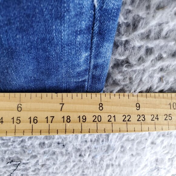 Silver Jeans Womens Size 18 Blue Suki Stretch Denim Mid Rise Capri - Picture 8 of 12